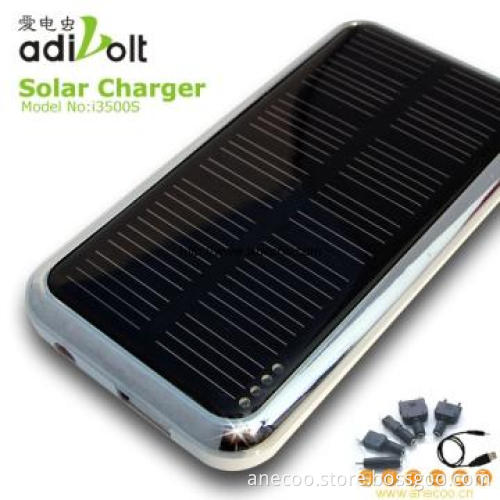 Solar Battery Charger with LED Power Display for Mobile Phones